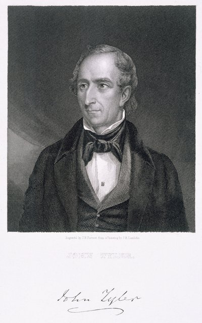 John Tyler, inciso da John B. Forrest da James Reid Lambdin